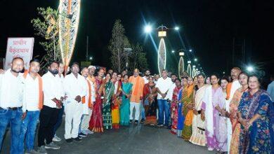 विधायक ललित चंद्राकर ने किया ₹1.95 लाख की लागत से लगे स्ट्रीट लाइट का लोकार्पण...