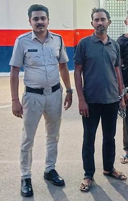 कलश मंदिर के पास खड़ी मोटरसाइकिल चोरी करने वाला आरोपी गिरफ्तार, चोरी गई मोटरसाइकिल बरामद