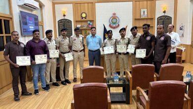 डायल-112 की तत्परता से बचीं कई जिंदगियां, उत्कृष्ट कार्य करने वाले कर्मचारियों को SSP ने किया सम्मानित