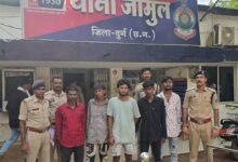 पूर्व विवाद को लेकर डंडा एवं धारदार हथियार से प्राणघातक हमला करने वाले 05 आरोपी गिरफ्तार...
