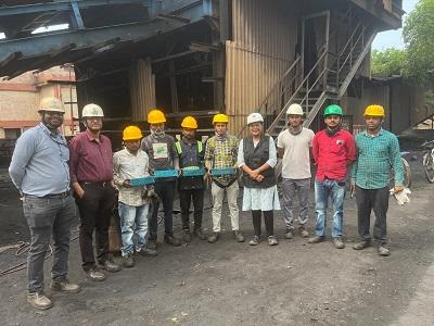 बीएसपी में कोक ओवन विभाग के ठेका श्रमिक सुरक्षा मानकों के उत्कृष्ट पालन हेतु सम्मानित...