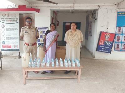 अवैध शराब बिक्री के विरुद्ध दुर्ग पुलिस की लगातार कार्यवाही जारी, आरोपी महिला गिरफ्तार कर न्यायिक अभिरक्षा में भेजी गई
