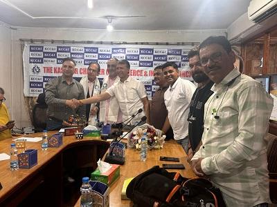भिलाई चेम्बर का प्रतिनिधिमंडल कश्मीर चेम्बर ऑफ कॉमर्स से मिला, व्यापार एवं सांस्कृतिक सहयोग पर हुई सार्थक चर्चा...