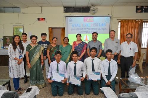 अटल टिंकरिंग लैब के प्रतिभाशाली विद्यार्थियों को किया गया सम्मानित...