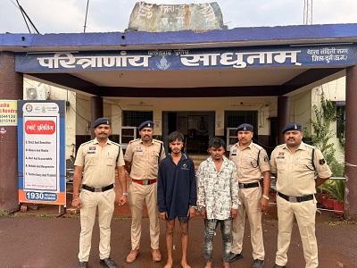 अज्ञात अंधे कत्ल की गुत्थी मात्र 6 घंटे में सुलझी, दो आरोपी गिरफ्तार...