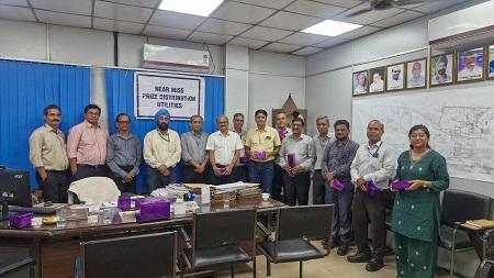संयंत्र के उपयोगिताएं विभाग में नियर-मिस पुरस्कार वितरण समारोह आयोजित