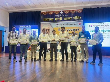भिलाई इस्पात संयंत्र में नेहरू पुरस्कार वितरण समारोह का द्वितीय चरण संपन्न