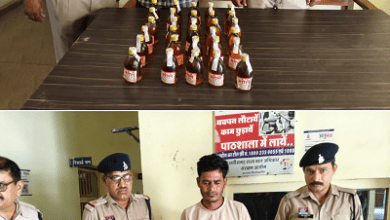 नशे के विरुद्ध दुर्ग पुलिस की लगातार सख्त कार्यवाही जारी, अवैध शराब का परिवहन एवं बिक्री करने वाले दो आरोपी गिरफ्तार