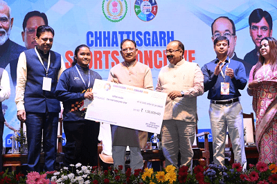 मुख्यमंत्री विष्णु देव साय छत्तीसगढ़ में पहली बार आयोजित स्पोर्ट्स कॉन्क्लेव में हुए शामिल...