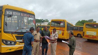 यातायात पुलिस दुर्ग और परिवहन विभाग द्वारा सयुंक्त रूप से की गई जाँच...