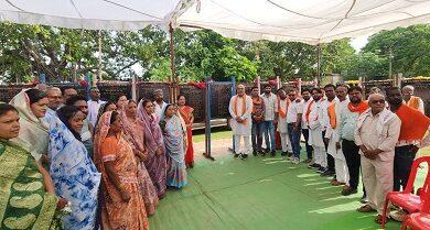 विधायक ललित चंद्राकर ने रिसाली निगम के ग्राम डुंडेरा वार्ड 35 व 36 में 1 करोड़ 25 लाख के विकास कार्यों की आधारशिला रखी