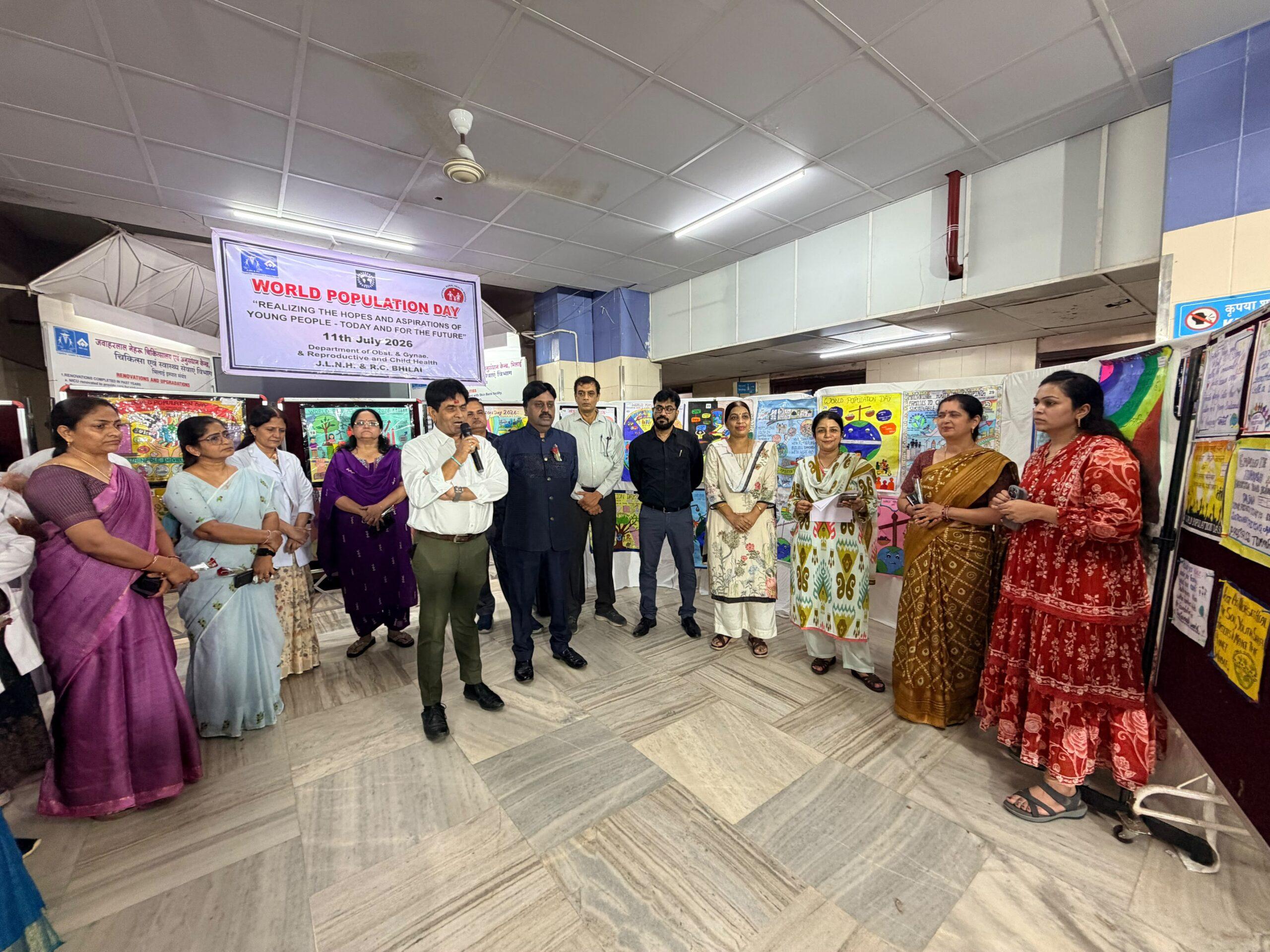 जे.एल.एन. चिकित्सालय एवं रिसर्च सेंटर में विश्व जनसंख्या दिवस-2026 पर जागरूकता कार्यक्रम आयोजित...