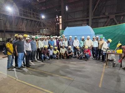 बीएसपी ने 8.4 मेगावाट वेस्ट गैस फैन मोटर का अनुरक्षण कर रचा नया कीर्तिमान...