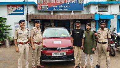 दुर्ग में हेरोइन तस्करी पर बड़ा प्रहार, 9.94 लाख की हेरोइन, कार और मोबाइल के साथ दो आरोपी गिरफ्तार...