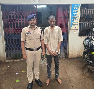दुकान में चोरी की वारदात का 24 घंटे के भीतर खुलासा, आरोपी गिरफ्तार, चोरी की नगदी राशि बरामद