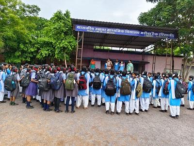 महिलाओं एवं छात्राओं की सुरक्षा हेतु दुर्ग पुलिस का पिंक पेट्रोलिंग अभियान जारी, विद्यालयों एवं सार्वजनिक स्थलों पर सुरक्षा संवाद एवं जागरूकता कार्यक्रम आयोजित