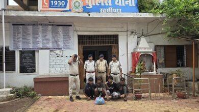 आई.टी.आई. बॉयज़ हॉस्टल के पास गांजा बिक्री करने वाले 04 आरोपी गिरफ्तार...