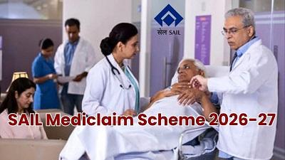सेवानिवृत्त कर्मियों के लिए सेल मेडिक्लेम योजना 2026–27 का नवीनीकरण प्रारंभ... 1 सेवानिवृत्त कर्मियों के लिए सेल मेडिक्लेम योजना 2026–27 का नवीनीकरण प्रारंभ...