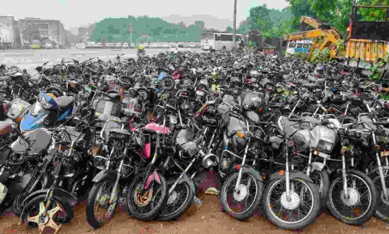 थाना परिसरों से हटेंगे वर्षों पुराने 343 लावारिस वाहन...