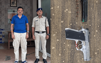 गुढियारी सोलर प्लांट निर्माण स्थल पर काम बंद कराने की धमकी देकर पिस्टल से फायरिंग करने वाला आरोपी गिरफ्तार, घटना में प्रयुक्त पिस्टल बरामद...