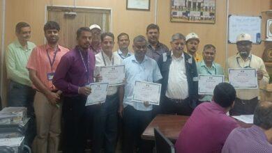 कर्म शिरोमणि सम्मान से सजे एसएमएस-2 के 12 श्रमवीर...