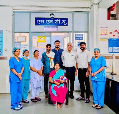 720 ग्राम के नवजात ने जीती जिंदगी की जंग, 1.4 किलो वजन के साथ स्वस्थ होकर घर लौटा...