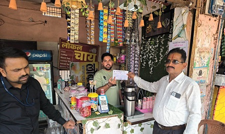 सिंगल यूज प्लास्टिक के खिलाफ निगम की कार्रवाई, 2600 रुपये जुर्माना वसूला...