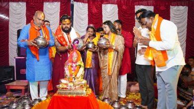 अयोध्या में राम मंदिर भूमि पूजन की स्मृति में रिसाली के राधेश्वरी मंदिर में धार्मिक कार्यक्रम संपन्न...