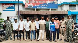 साइबर ठगी की रकम खपाने वाले म्यूल बैंक खाताधारकों पर दुर्ग पुलिस की कार्रवाई, 13 आरोपी गिरफ्तार... 1 साइबर ठगी की रकम खपाने वाले म्यूल बैंक खाताधारकों पर दुर्ग पुलिस की कार्रवाई, 13 आरोपी गिरफ्तार...