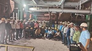 सिंटर प्लांट-3 में नवीन वॉकवे एवं डिडस्टिंग लाइनों का उद्घाटन......