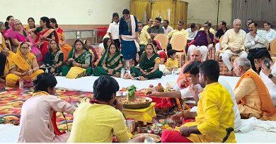 ब्राह्मण मित्र मंडल द्वारा श्रावण सोमवार पर देवाधिदेव भगवान श्री शिव शंकर जी का रुद्राभिषेक किया गया