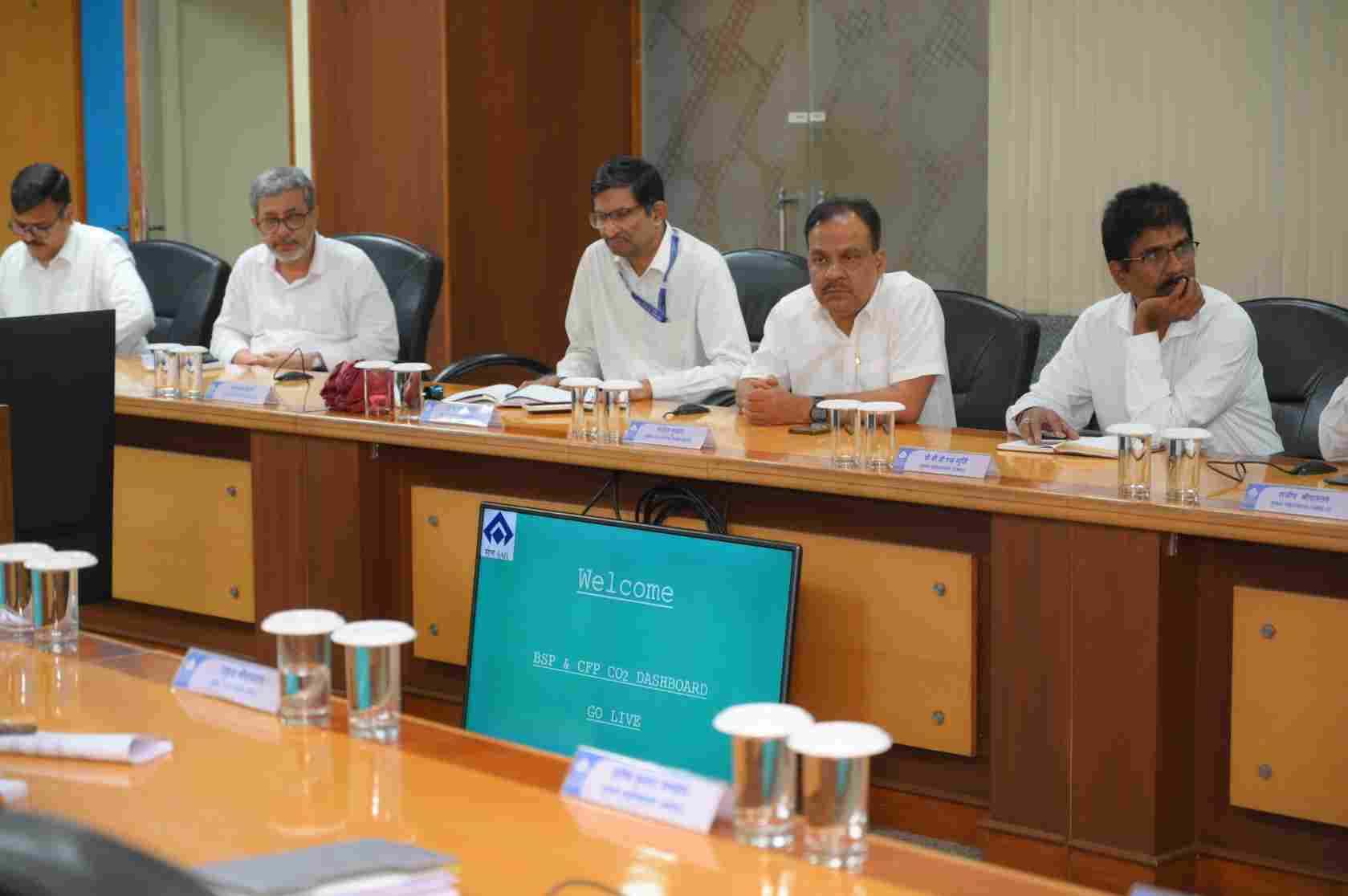 बीएसपी ने खोला कार्बन निगरानी का डिजिटल कंट्रोल रूम, CO₂ डैशबोर्ड लॉन्च...