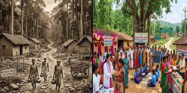 विशेष लेख : 'सेवा संकल्प अभियान' : ​बदलाव की बयार: 'सेवा के संकल्प' से संवरता बस्तर...