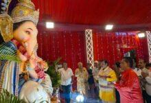 कला मंदिर, गंजपारा में गणपति बप्पा की भव्य स्थापना, भारत माता और वीर जवानों की झांकी ने खींचा सबका ध्यान...