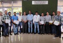 बेहतर प्रदर्शन और जिम्मेदारी के लिए सिंटर प्लांट के सात कार्मिक सम्मानित...