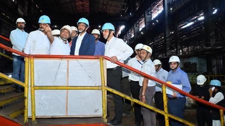 भिलाई स्टील प्लांट में सुरक्षा पर बड़ा जोर, सेल CMD ने कहा—हर कर्मचारी सुरक्षित घर लौटे...