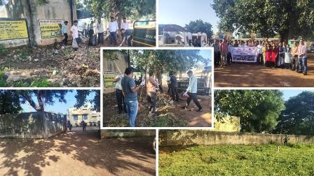 आईआईटी भिलाई ने कुटेलाभाटा में चलाया स्वच्छता अभियान, स्टाफ ने निभाई सक्रिय भागीदारी...