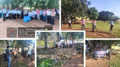 आईआईटी भिलाई ने कुटेलाभाटा में चलाया स्वच्छता अभियान, स्टाफ ने निभाई सक्रिय भागीदारी...