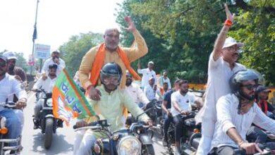 दुर्ग पहुंची वडनगर-वाराणसी जल जन कलश यात्रा, बाइक रैली से हुआ स्वागत...