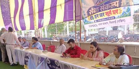 भिलाई में तीन जगह लगा सेवा सेतु शिविर, एक ही स्थान पर मिल रही कई सरकारी योजनाओं की सुविधा
