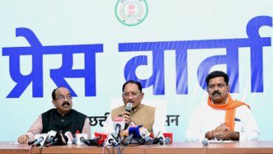 छत्तीसगढ़ कैबिनेट बैठक के बाद मुख्यमंत्री विष्णु देव साय ने दी फैसलों की जानकारी, पत्रकार-वार्ता में अरुण साव भी रहे मौजूद...