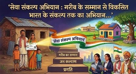 विशेष लेख : सेवा संकल्प अभियान : गरीब के सम्मान से विकसित भारत के संकल्प तक का अभियान...