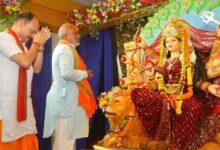 नवरात्रि में भक्तिमय हुआ दुर्ग ग्रामीण विधानसभा क्षेत्र, विधायक ललित चंद्राकर ने विभिन्न दुर्गा पंडालों में की पूजा-अर्चना...