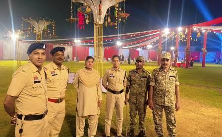नवरात्रि पर दुर्ग पुलिस का सुरक्षा घेरा मजबूत, 361 पुलिसकर्मी 24 घंटे संभाल रहे मोर्चा...
