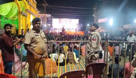 नवरात्रि पर दुर्ग पुलिस का सुरक्षा घेरा मजबूत, 361 पुलिसकर्मी 24 घंटे संभाल रहे मोर्चा...