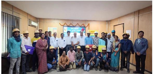 ब्लास्ट फर्नेस में सुरक्षा के प्रति उत्कृष्ट योगदान देने वाले 30 ठेका श्रमिक सम्मानित...