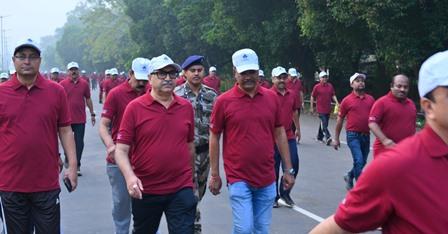 बीएसपी में सतर्कता जागरूकता सप्ताह के तहत वॉकाथॉन, निदेशक प्रभारी चित्त रंजन महापात्र ने दिखाई हरी झंडी...